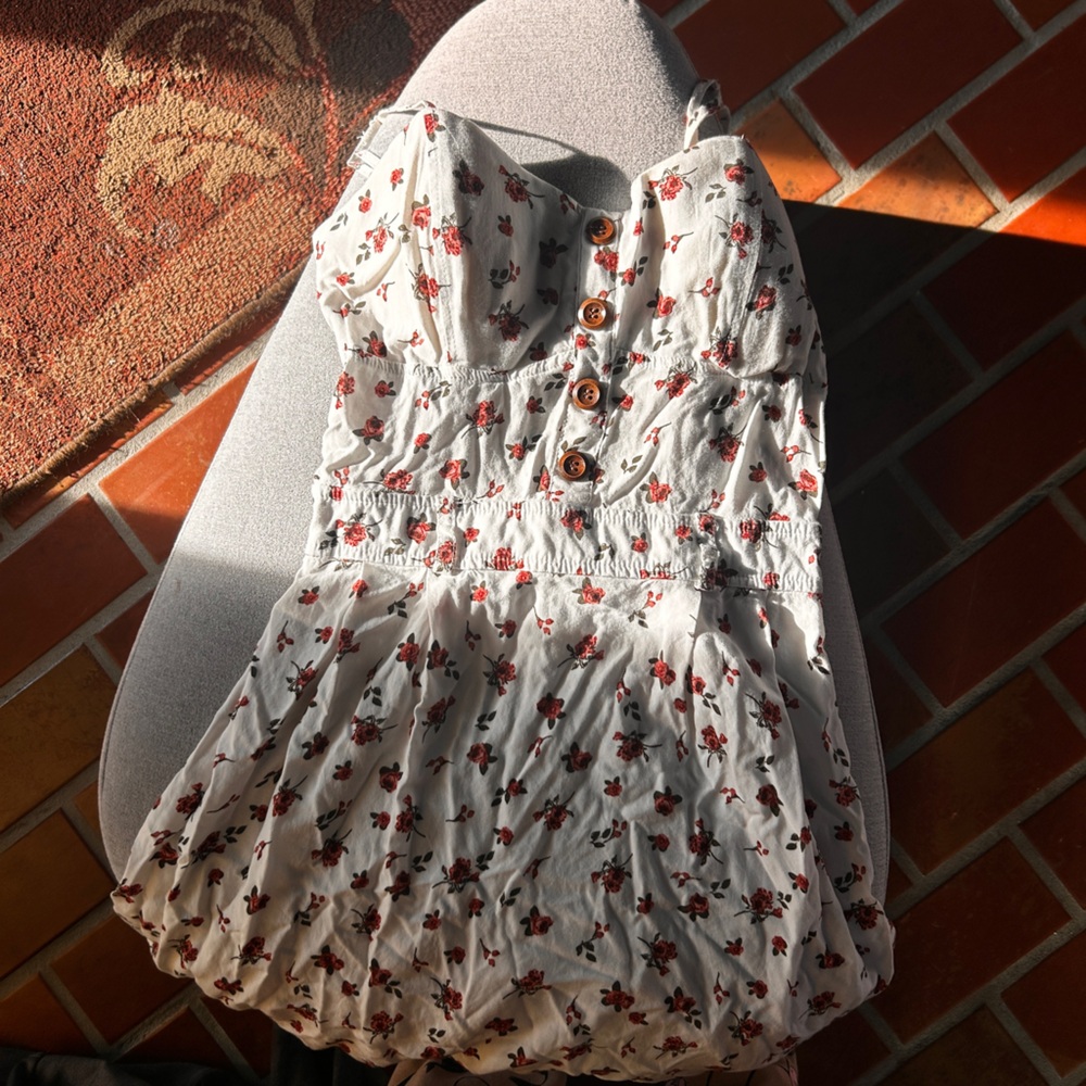 Floral Button-Down Women's Skirt